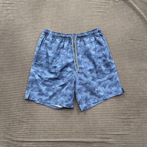 Peter Millar Other - Peter Millar Swim Shorts Mens Medium Blue Camo Stretch Trunks Swimwear Boardwalk